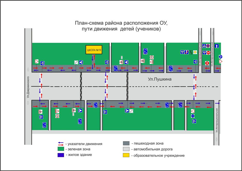 Программа для проектирования схем дорожного движения