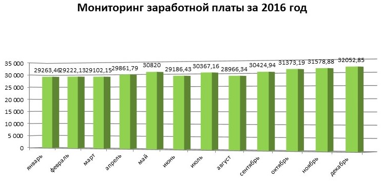 Мониторинг заработной платы образец как сделать